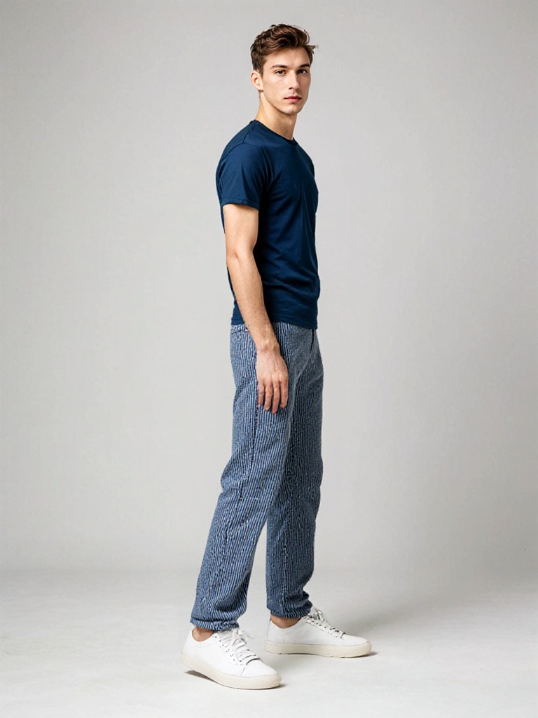 Herren Jogginghose Corduroy Mit Verstellbarem Bund Und Gerader Beinform 1
