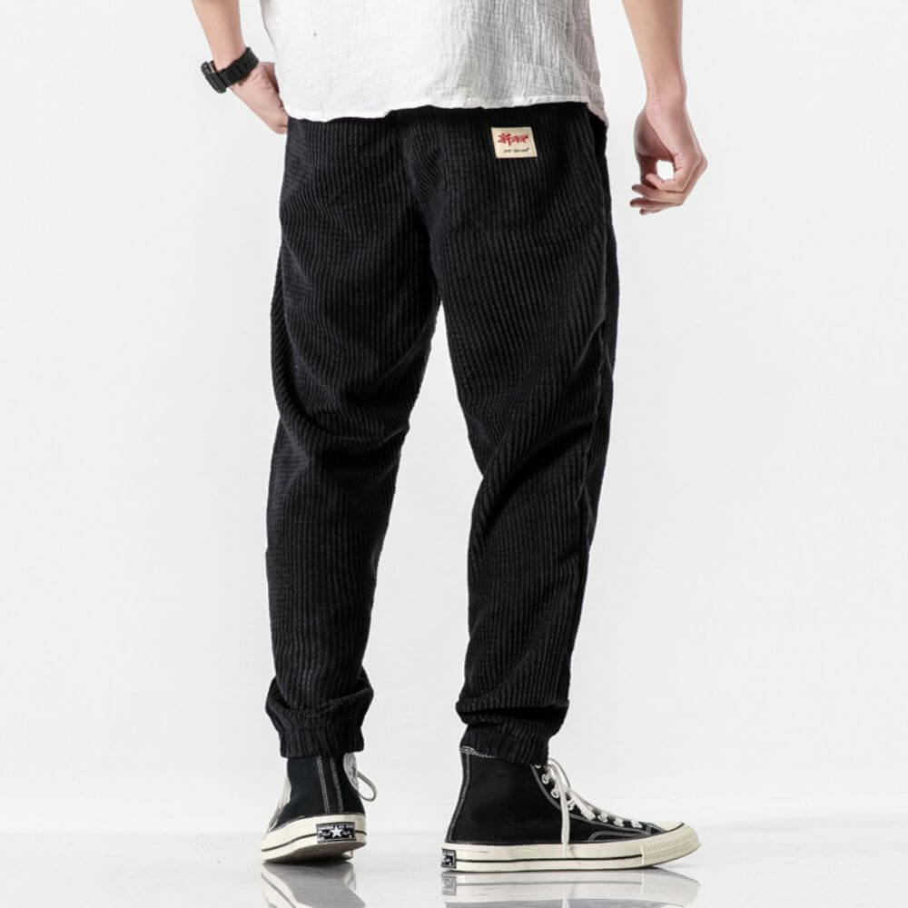 Herren Jogginghose Corduroy Mit Verstellbarem Bund Und Gerader Beinform 6