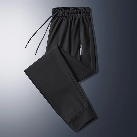 Herren Jogginghose Lässig Mit Reißverschlusstaschen Für Sport Und Freizeit 3