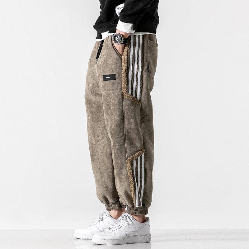 Herren Jogginghose mit Seitlichen Streifen Baumwolle Polyester 1