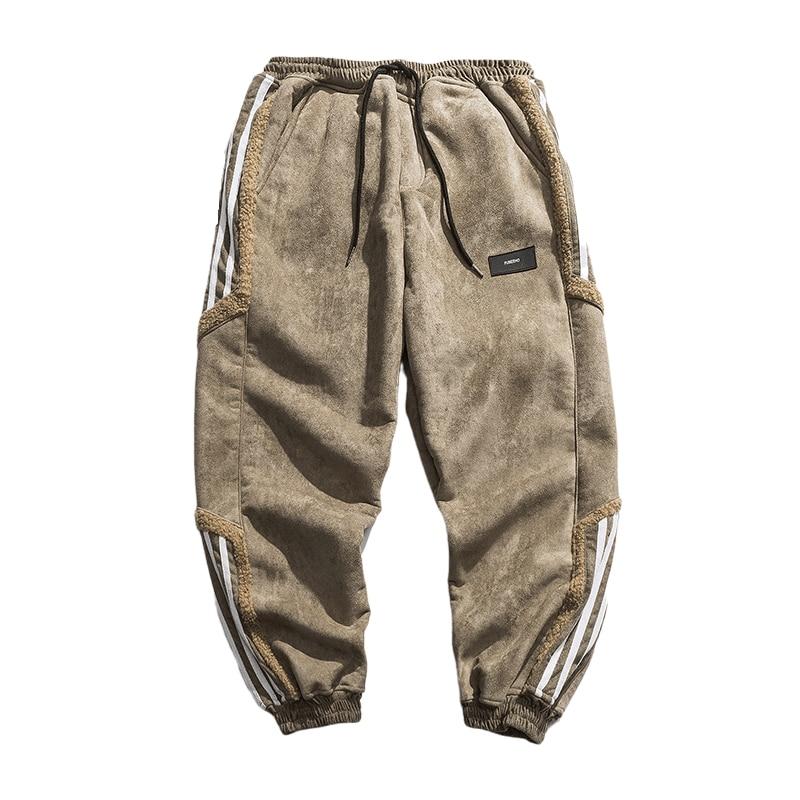 Herren Jogginghose mit Seitlichen Streifen Baumwolle Polyester 8