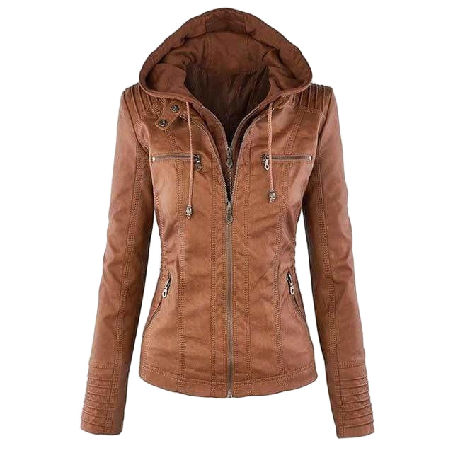 Herren Kapuzenjacke im Vintage-Stil aus Kunstmaterial 0