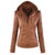 Herren Kapuzenjacke im Vintage-Stil aus Kunstmaterial 0