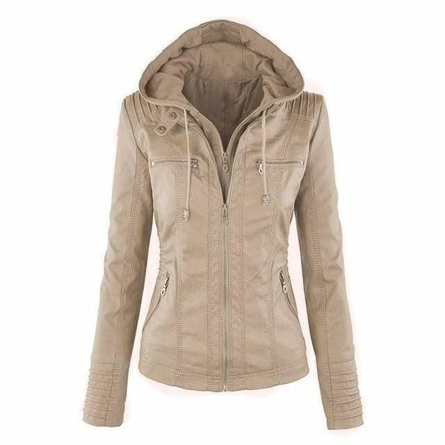 Herren Kapuzenjacke im Vintage-Stil aus Kunstmaterial 2