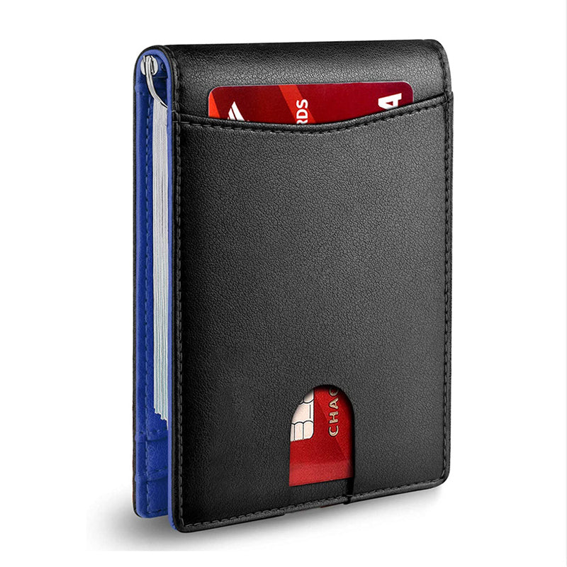 Herren Kartenhalter Mit Geldscheinklammer Minimalistisch 13