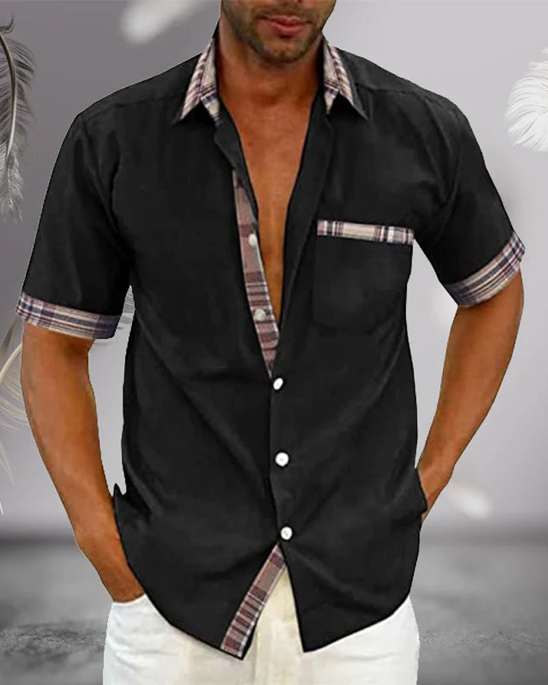Herren Kurzarmhemd Francesco Stilvolles Design Komfort 2