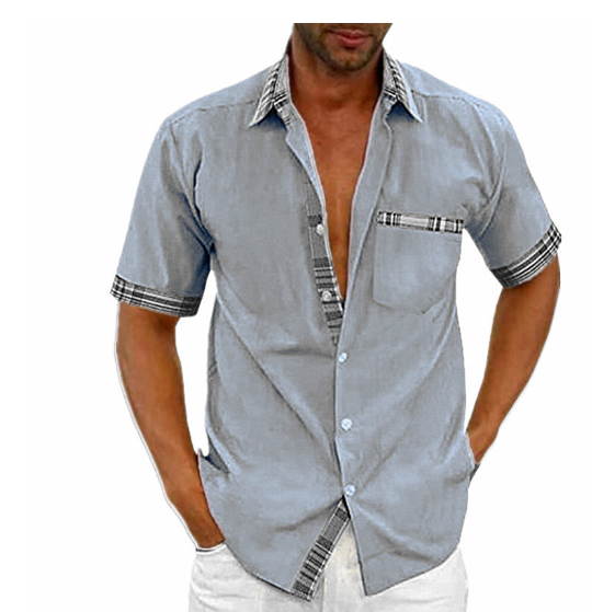 Herren Kurzarmhemd Francesco Stilvolles Design Komfort 7