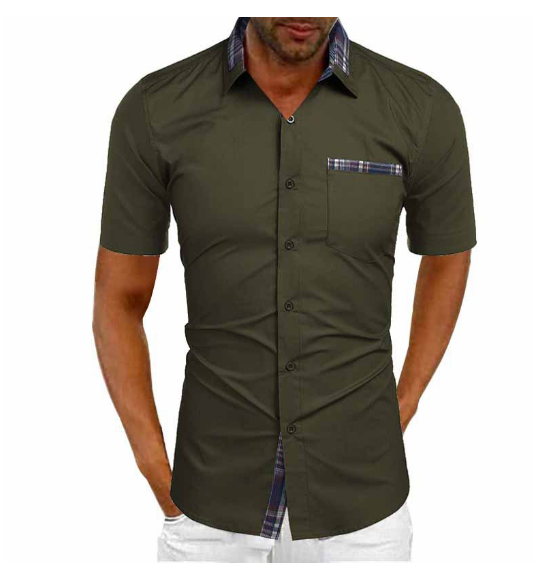 Herren Kurzarmhemd Francesco Stilvolles Design Komfort 8