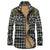 Herren Langarmhemd Kariert aus Baumwolle mit Fleece-Futter 4