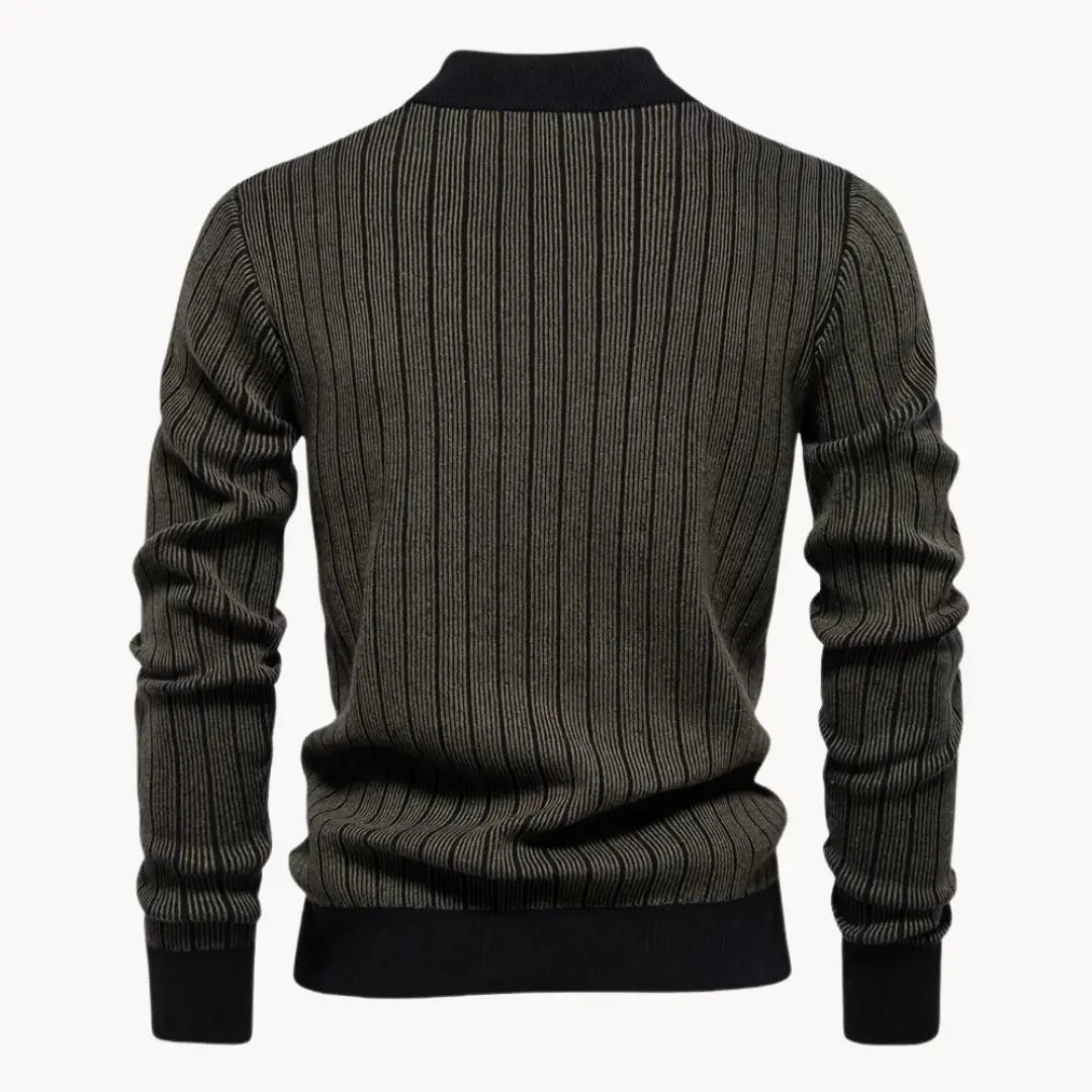 Herren Langarmpullover Gestreift 2