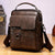 Herren Laptoptasche Multifunktional Leder 15,6 Zoll 10