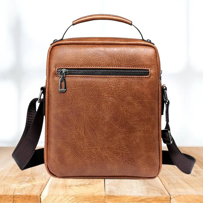 Herren Laptoptasche Multifunktional Leder 15,6 Zoll 2