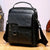Herren Laptoptasche Multifunktional Leder 15,6 Zoll 9