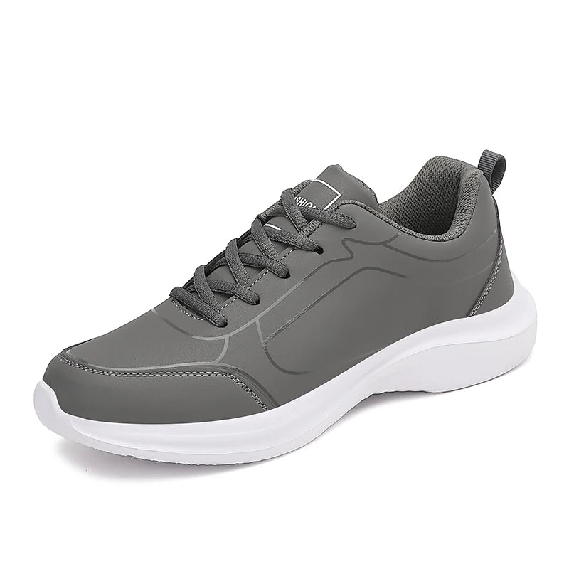 Herren Laufschuhe Atmungsaktiv Winter Sneakers mit Rutschfester Sohle und Weichem Innenfutter 6