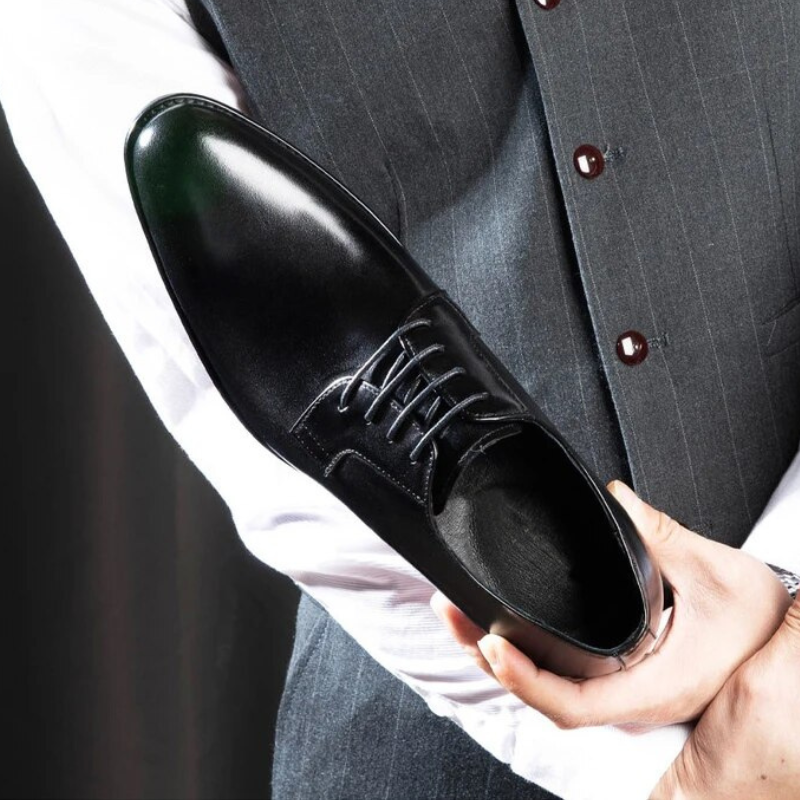 Herren Leder Schuhe Elegante Dress Schuhe 4