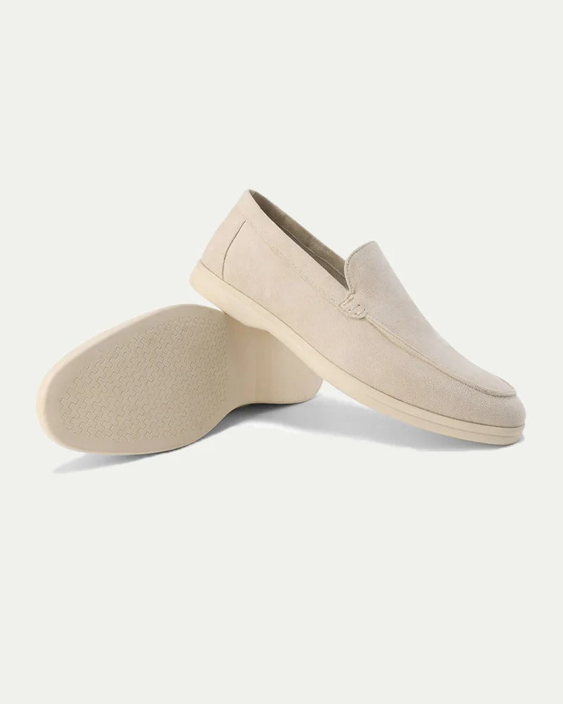Herren Loafers Bequeme Slip-On Wildleder Schuhe 2