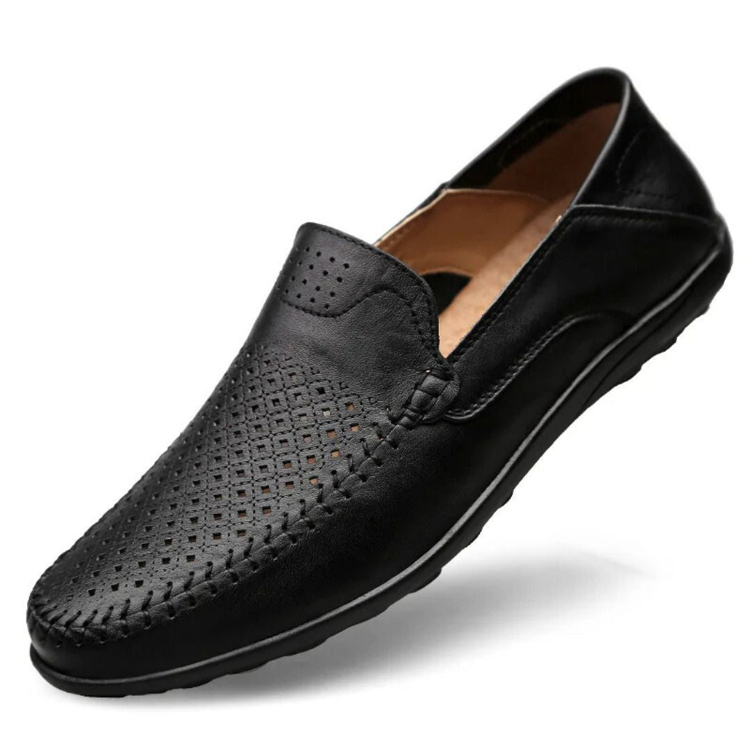 Herren Loafers aus Leder mit Luftzirkulation 0