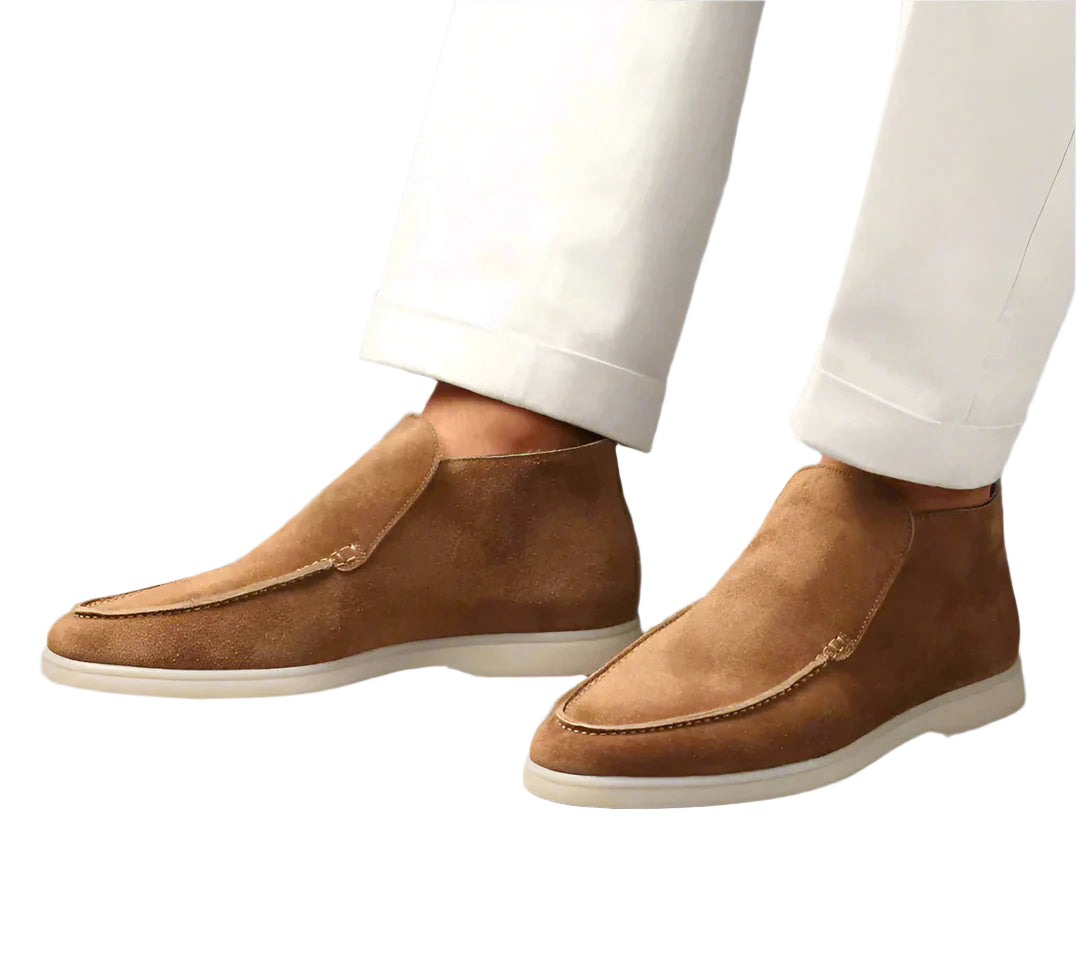 Herren Loafers aus weichem Suède mit minimalistischem Design 0