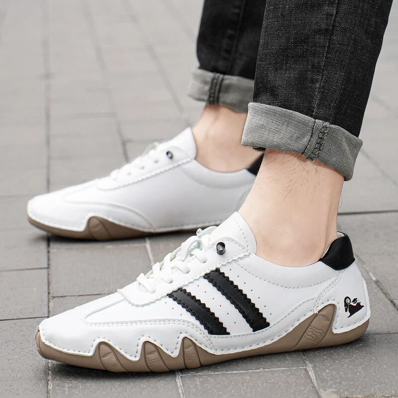 Herren Mokassins aus echtem Leder mit komfortablem Fußbett 2