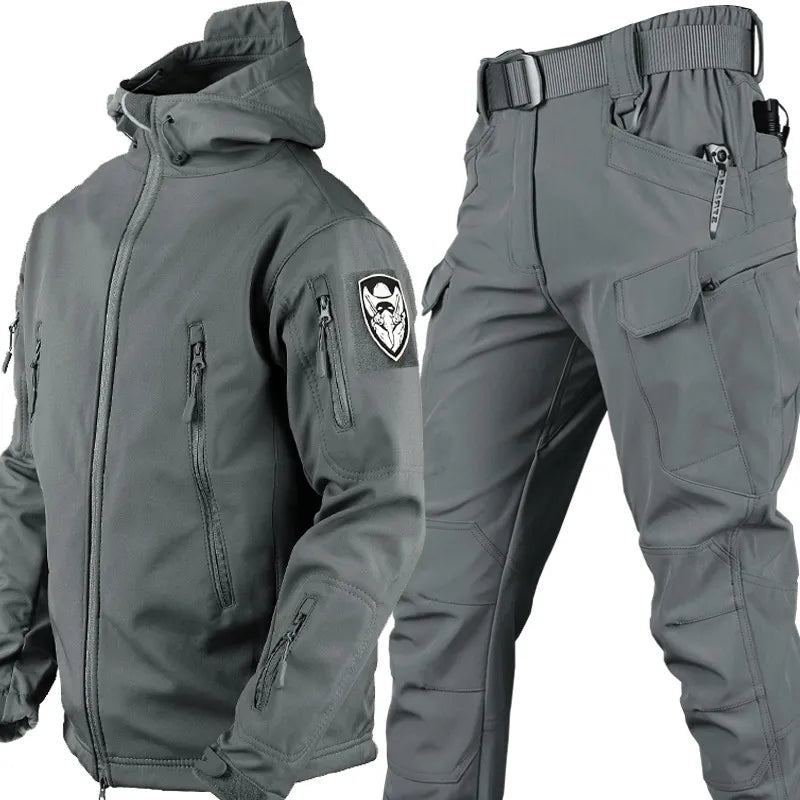Herren Outdoor Jacke und Hose wind- und wasserdicht 1