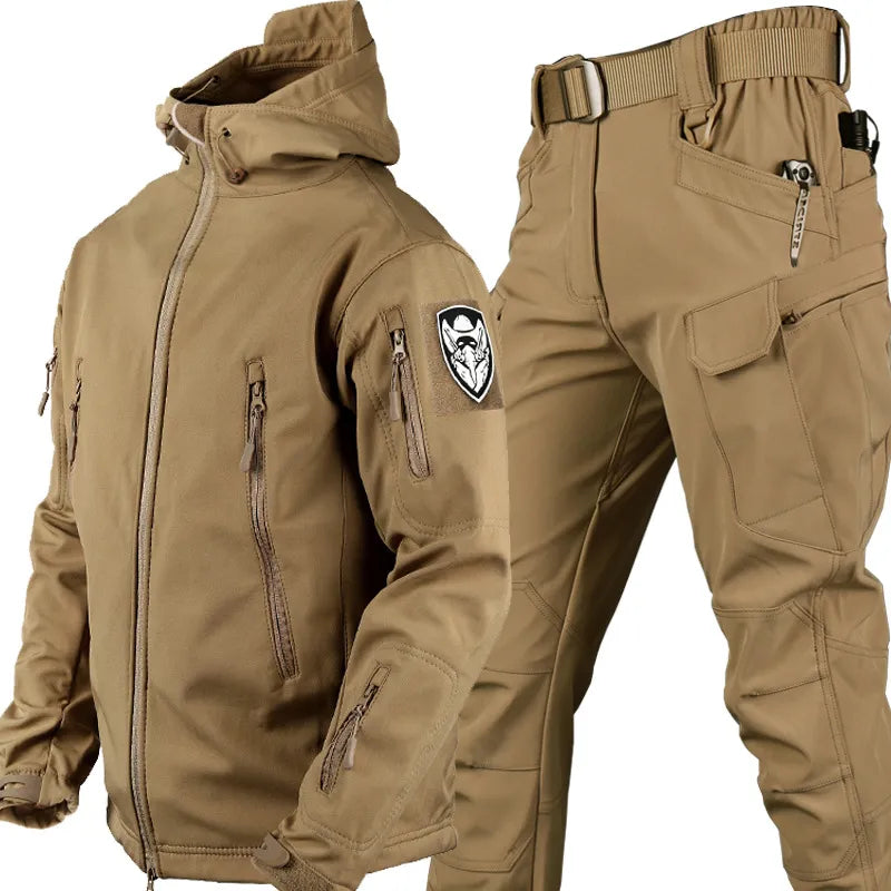 Herren Outdoor Jacke und Hose wind- und wasserdicht 2