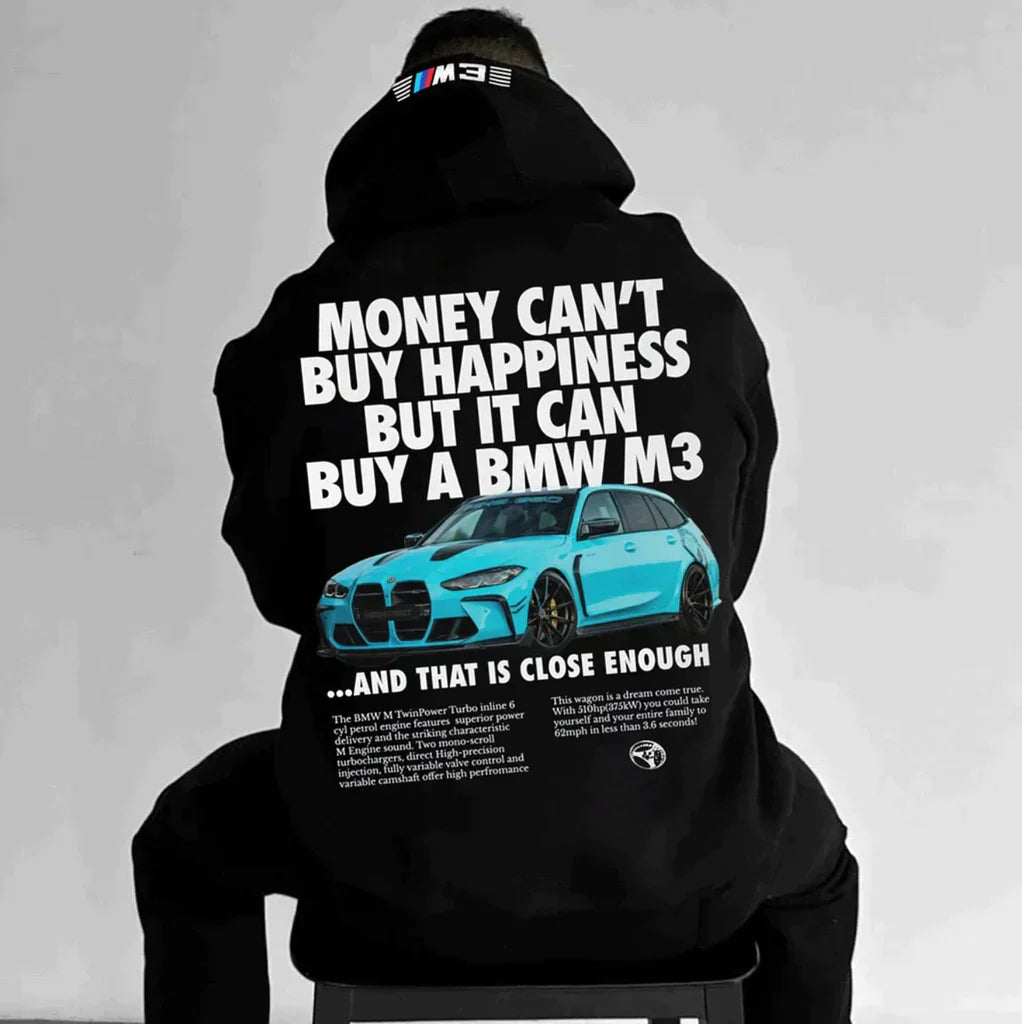 Herren Oversized Hoodie mit Sportlichem Print aus Baumwollmix 6