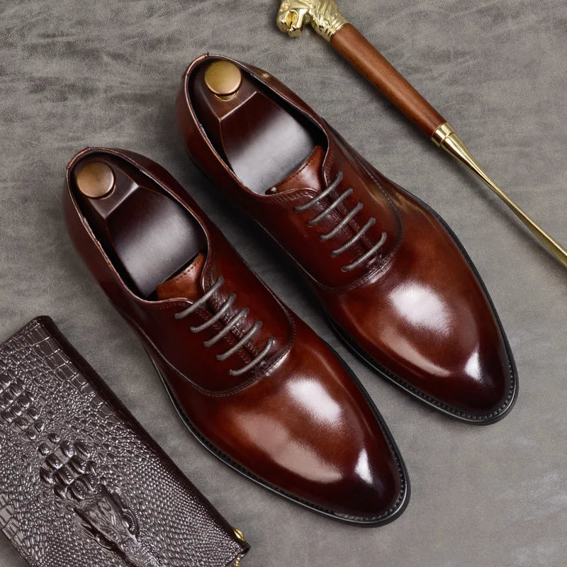 Herren Oxford Schuhe Klassisch 0