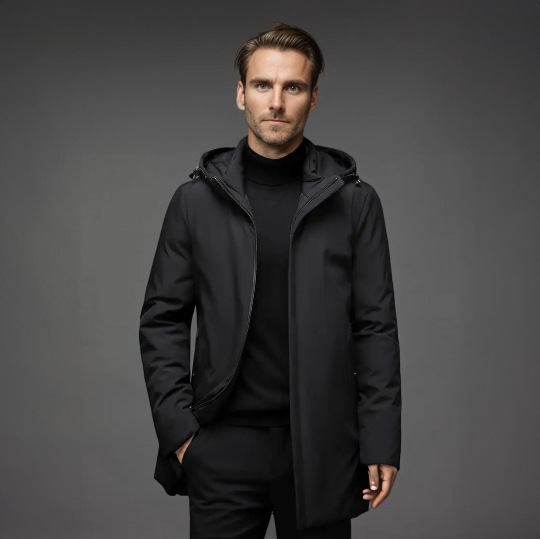 Herren Parka Mantel für kalte Tage 5