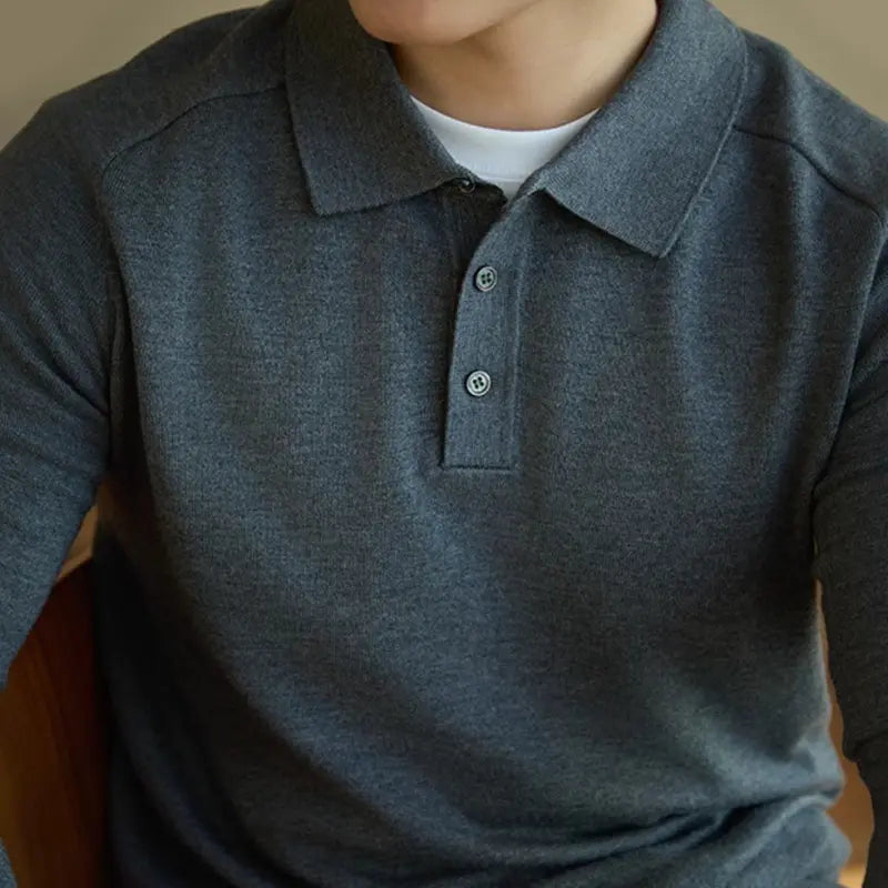 Herren Polo Shirt Klassisch Maßgeschneiderter Schnitt 2
