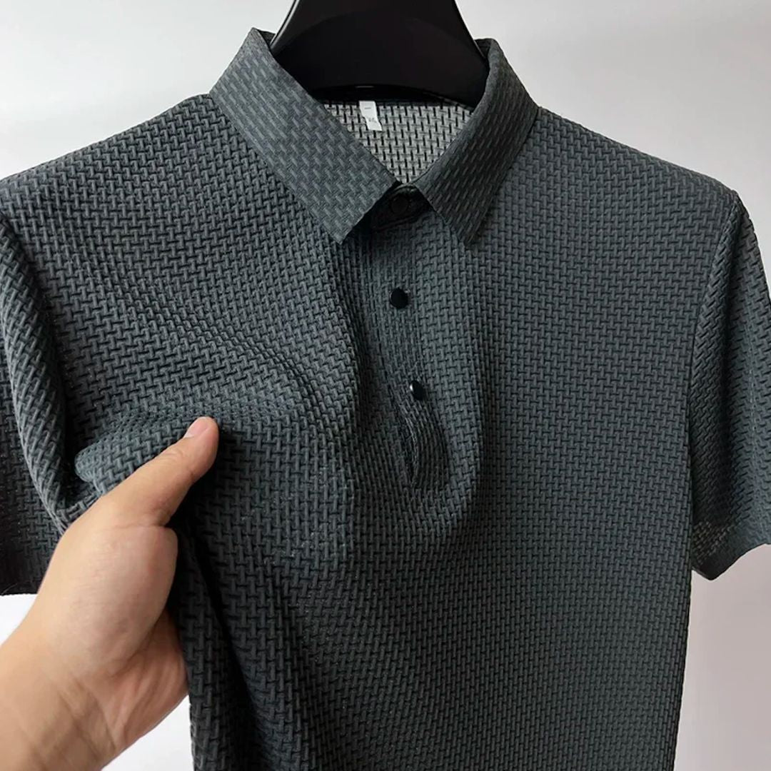 Herren Polo Shirt Leichtes Atmungsaktives Design 9