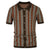 Herren Polohemd Chevron Mit Knopfleiste 4