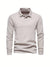 Herren Poloshirt Langarm Klassischer Kragen Atmungsaktive Baumwolle 2