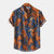 Herren Poloshirt Lebhaftes Druckdesign Baumwollmischung 5
