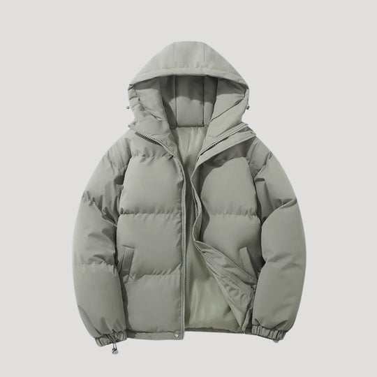 Herren Pufferjacke mit Kapuze für den Winter 2
