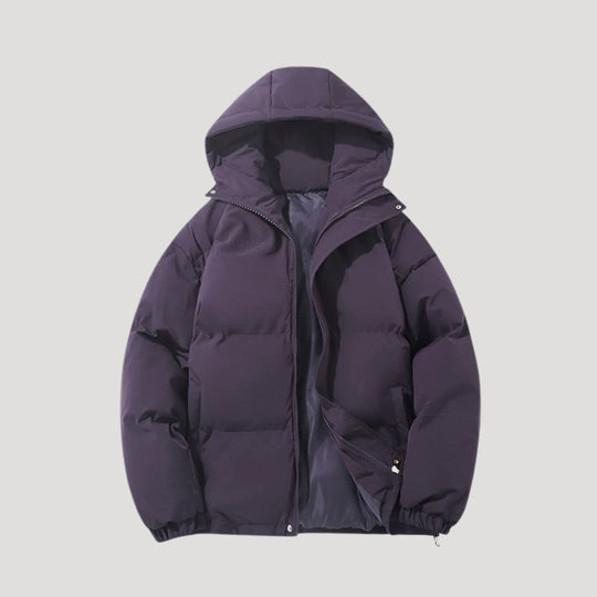 Herren Pufferjacke mit Kapuze für den Winter 3
