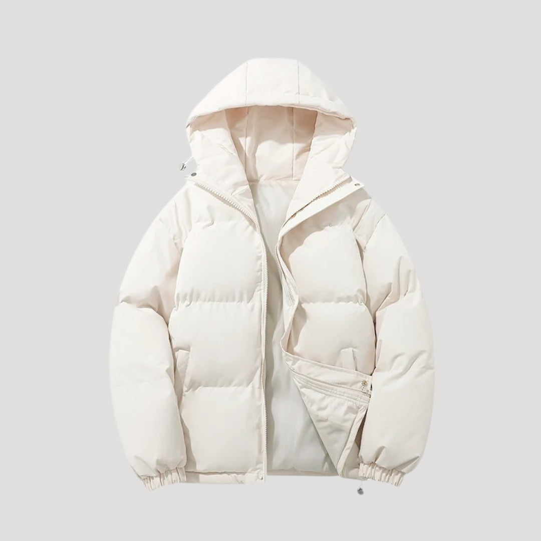 Herren Pufferjacke mit Kapuze für den Winter 4