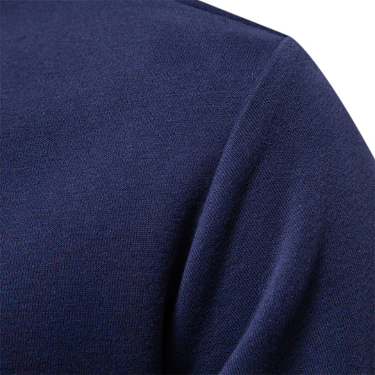 Herren Pullover Business Casual mit Knöpfen aus weichem Material 7