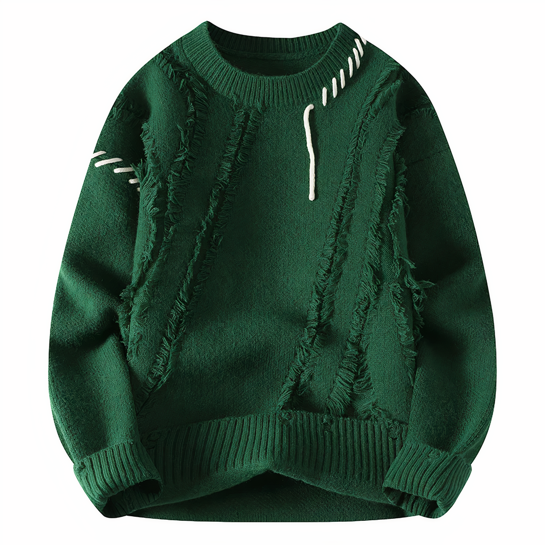Herren Pullover Patchwork Stil 6
