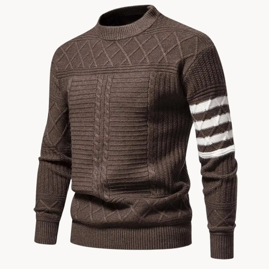Herren Pullover mit Rundhalsausschnitt und minimalistischer Silhouette 10