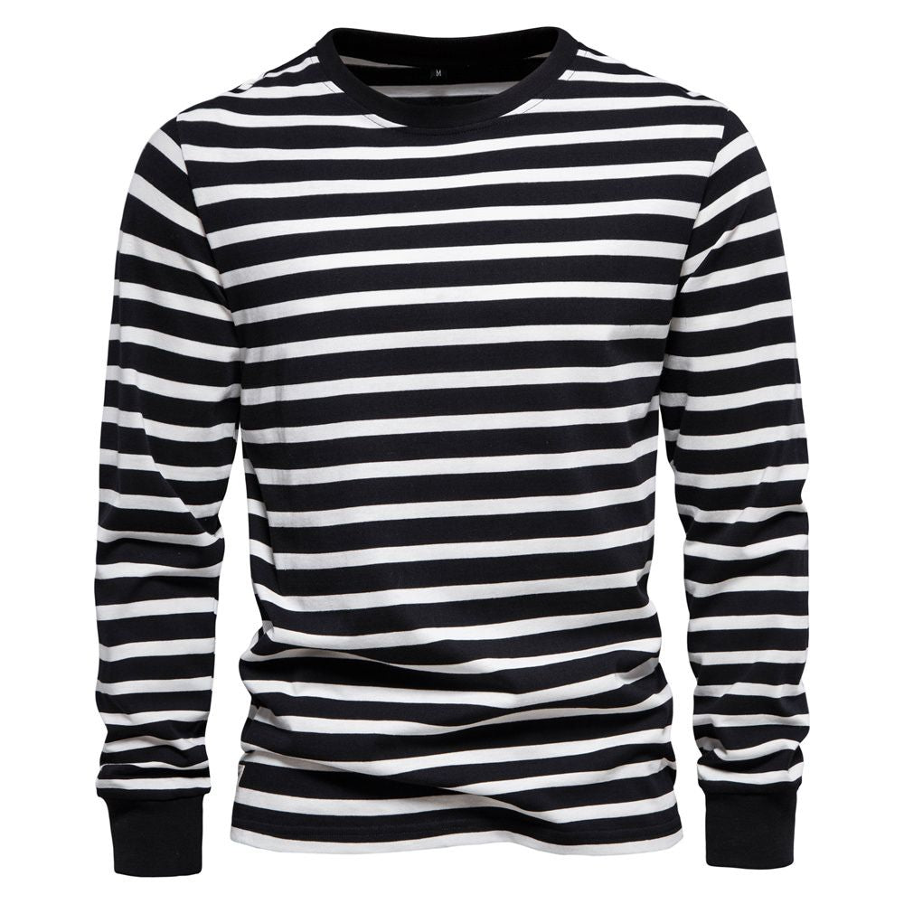 Herren Pullover mit Streifen-Design 8