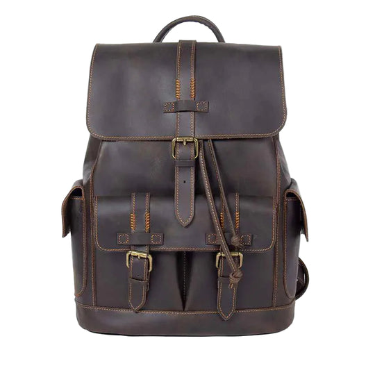 Herren Rucksack Vintage mit Schnallenriemen 0