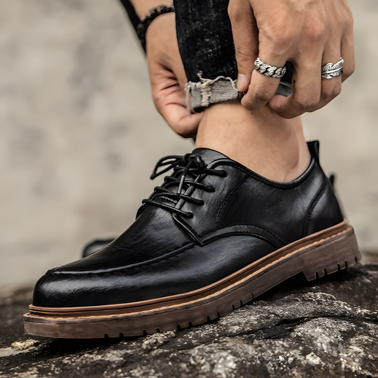 Herren Schnürschuhe Klassisch Stilvoll 2