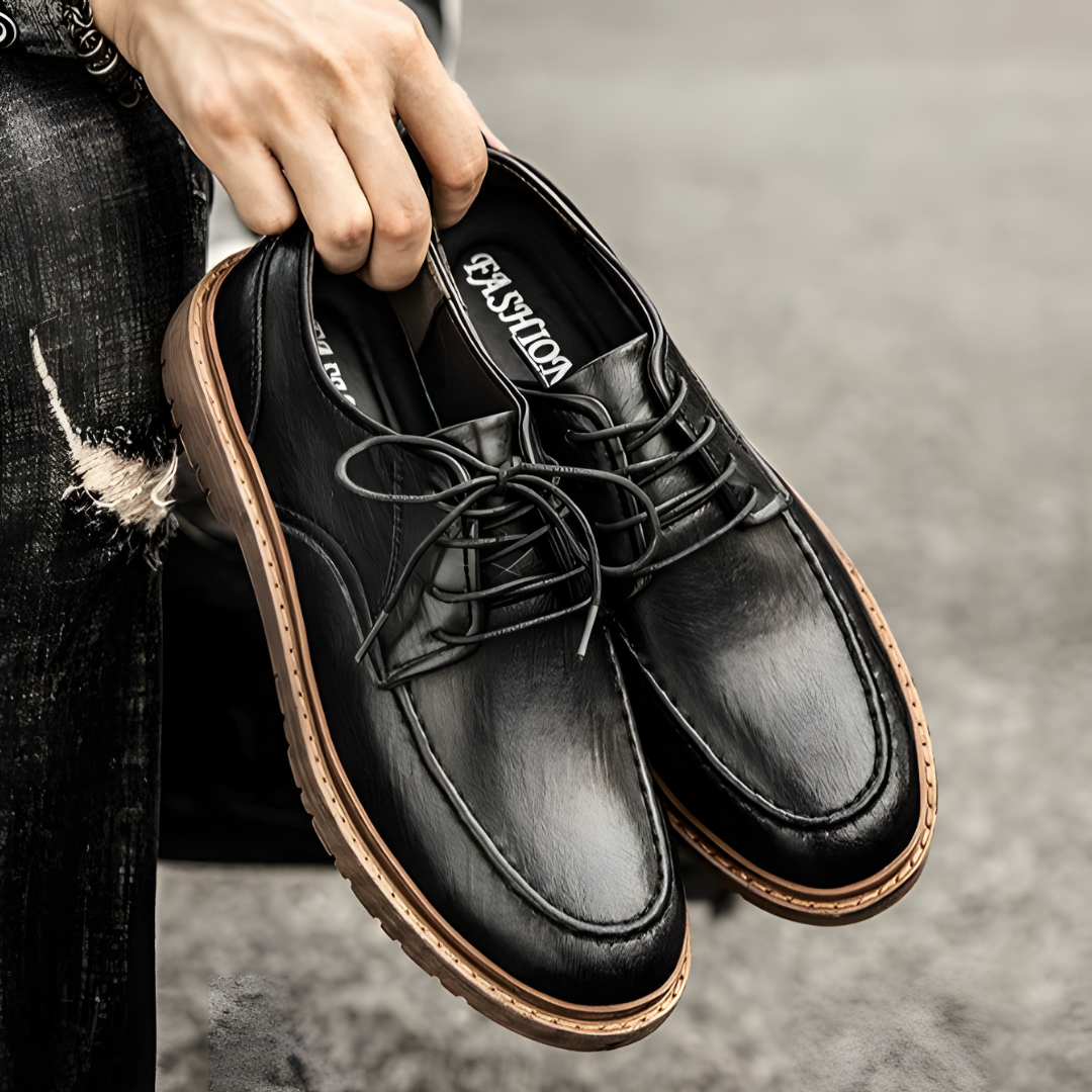 Herren Schnürschuhe Klassisch Stilvoll 3