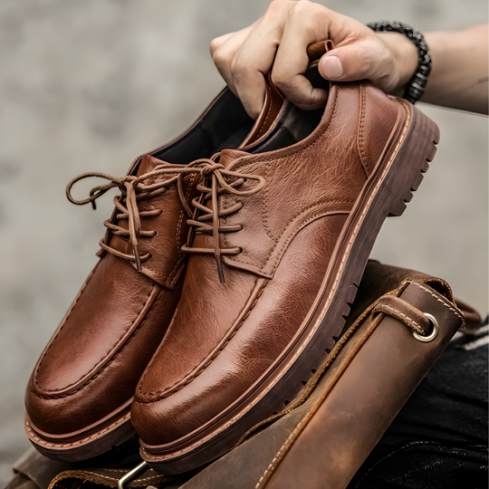 Herren Schnürschuhe Klassisch Stilvoll 7