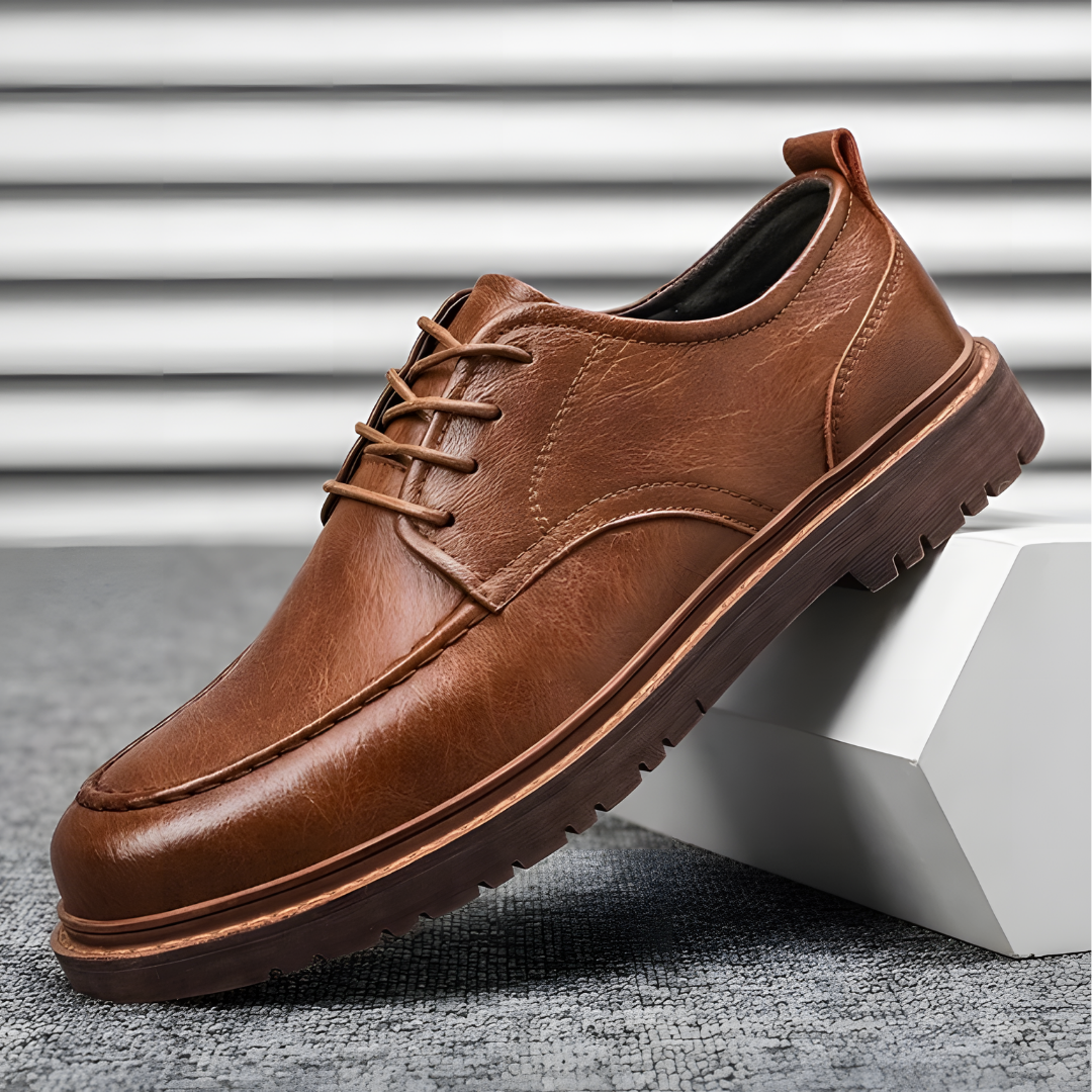 Herren Schnürschuhe Klassisch Stilvoll 8