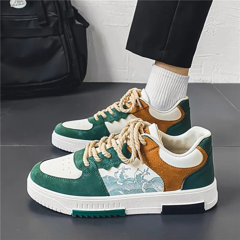 Herren Schnürschuhe Modern mit Rutschfester Sohle für Freizeit und Alltag 6