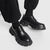 Herren Schuhe Derby Stil Hochwertiges Leder 3