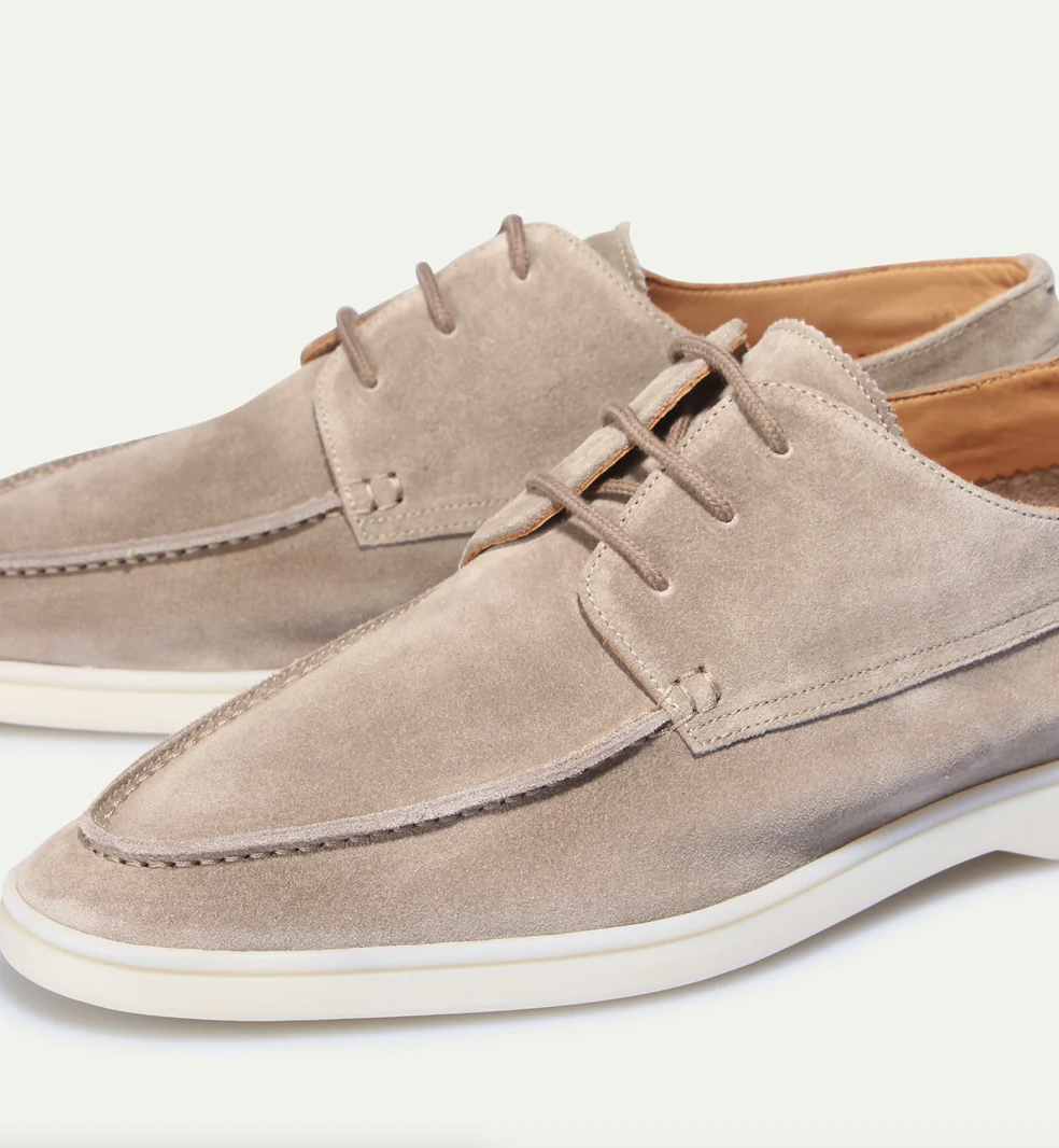 Herren Schuhe Faulenzer Komfortabel Hochwertige Textilien und Leder 5
