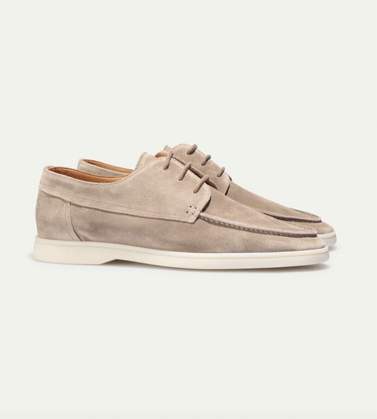 Herren Schuhe Faulenzer Komfortabel Hochwertige Textilien und Leder 7