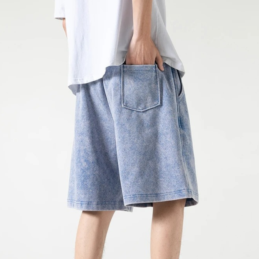 Herren Shorts mit Kordelzug aus Baumwolle 1